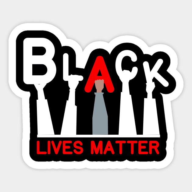 I Can't Breathe Black Lives Matter Sticker by sufian